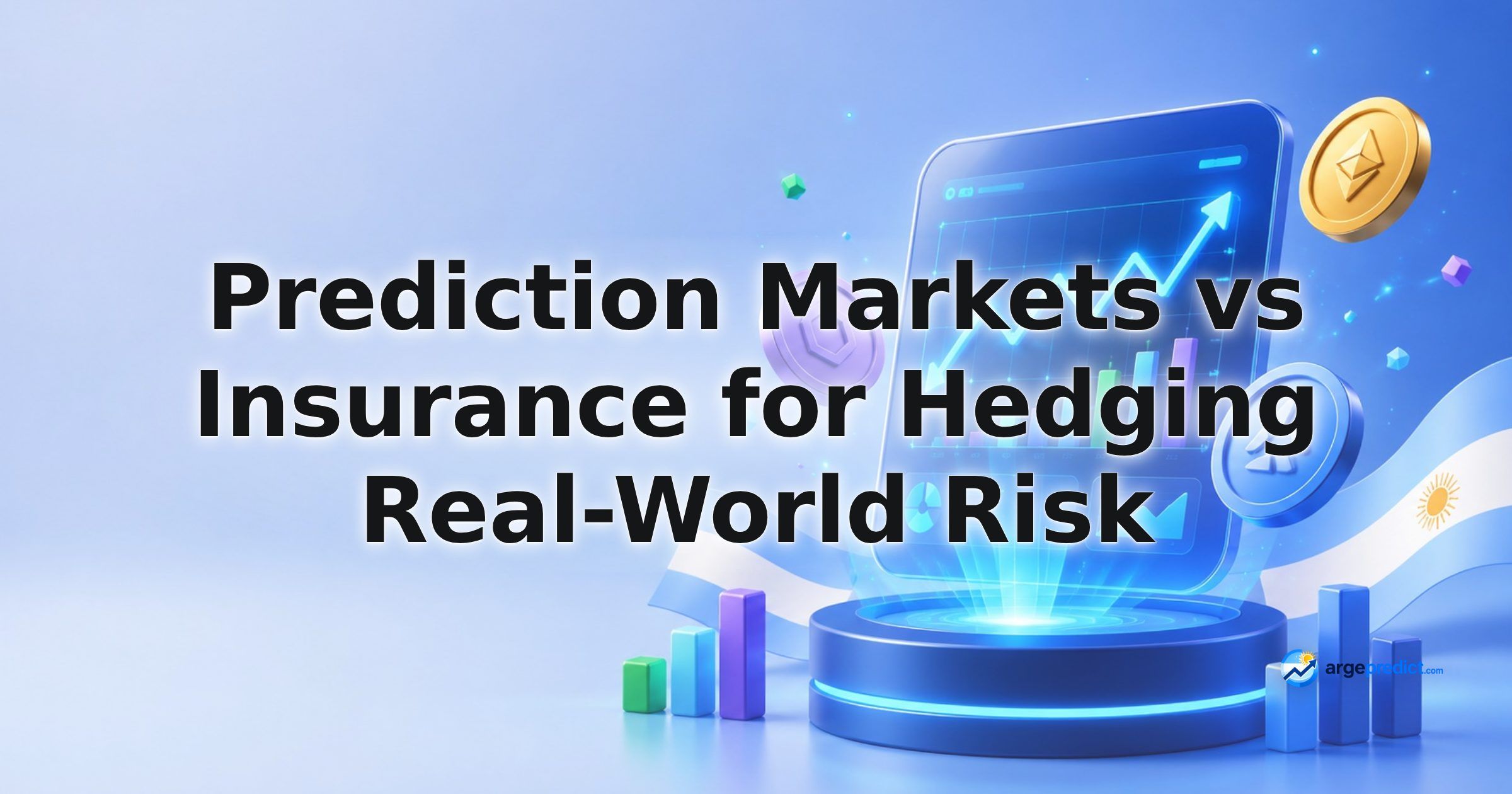 Prediction Markets vs Insurance for Hedging Real-World Risk